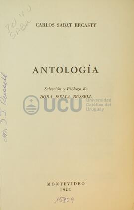Antología. Carlos Sabat Escasti.